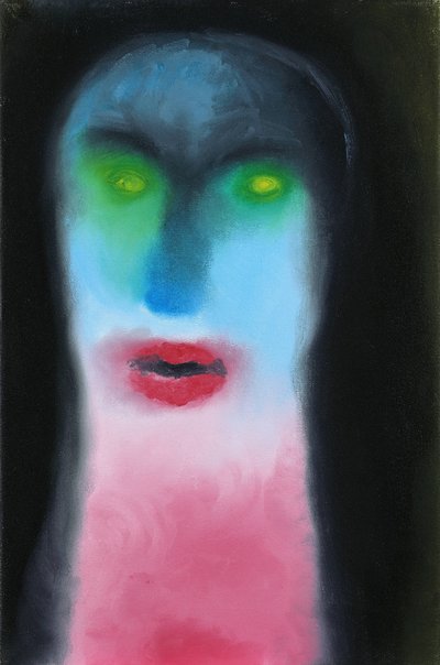 Miriam Cahn, 1 woche london, 6.9.-11.9.1996, 1996, Öl auf Leinwand, 45,3 x 30 cm, (c) Miriam Cahn