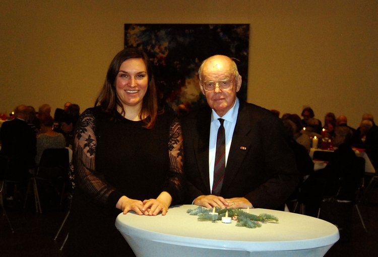 Lisa Felicitas Mattheis mit Dr. Folkert Hinrichs