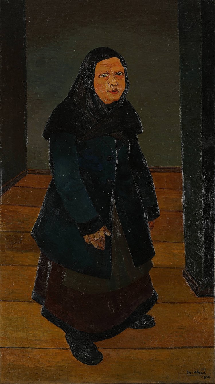 Josef Scharl, "Wartende Frau (Mutter des Künstlers)", 1930 (c) Susanne Scharl