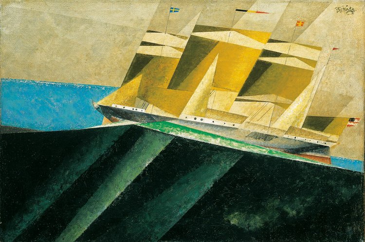 Lyonel Feininger, "Schwarze Welle", 1937