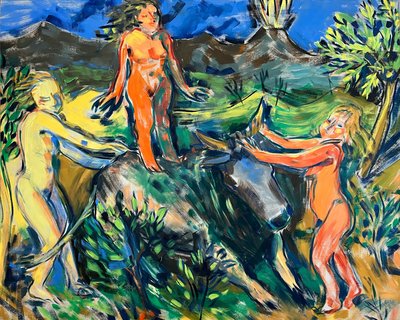 Johanna Kandl, Auf dem Stier tanzen, 1983