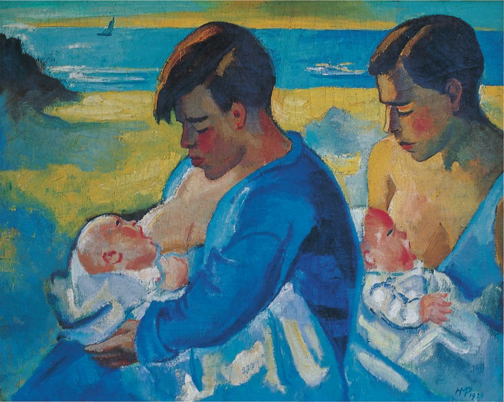 Hermann Max Pechstein, Nährende Mütter, 1926